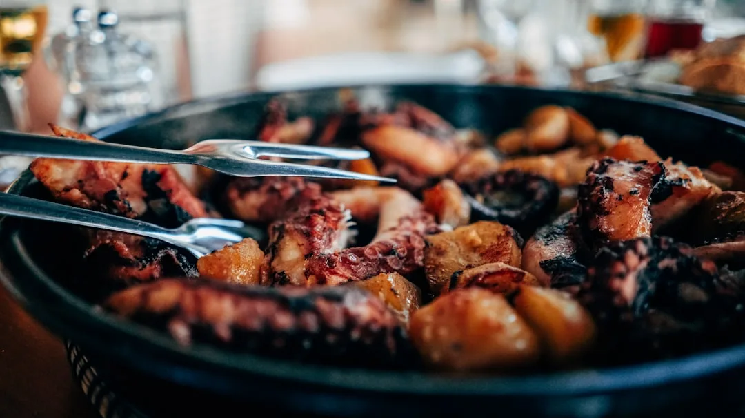Pulpo a la brasa